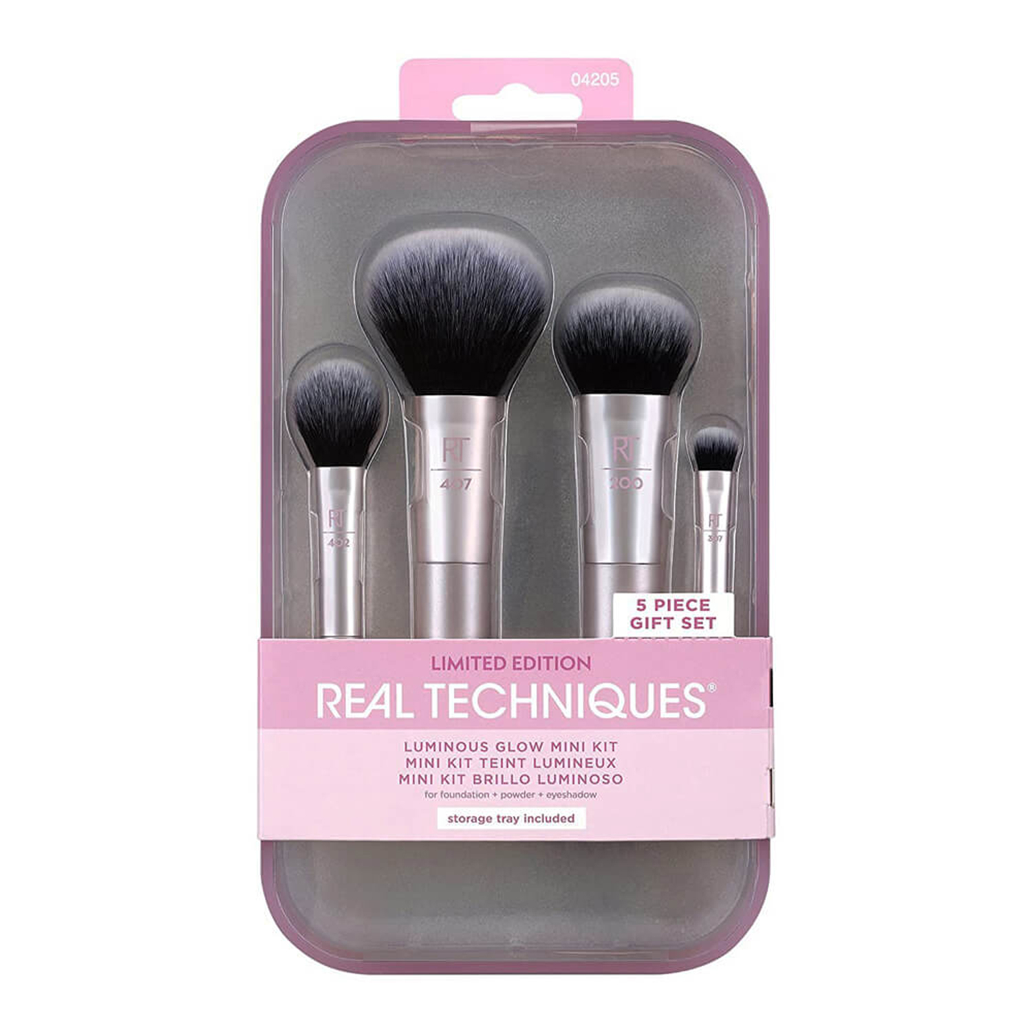 ست براش ۴ عددی مینی تولید محدود ریل تکنیک مدل ۰۴۲۰۵ Luminous Glow Mini Kit